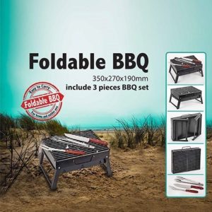 מנגל מתקפל כלים לברביקיו