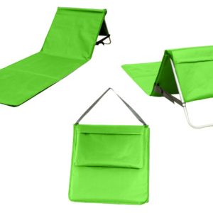 מחצלת חוף עם משענת