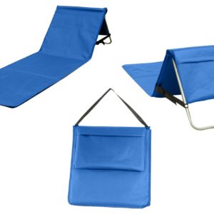 מחצלת חוף עם משענת