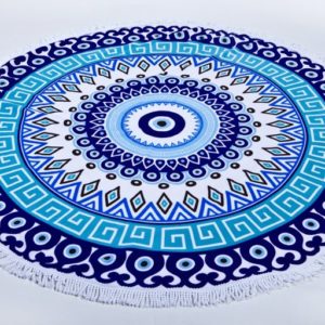 מגבת חוף פרנזים עגולה