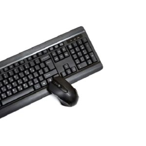 סט מקלדת ועכבר אלחוטי