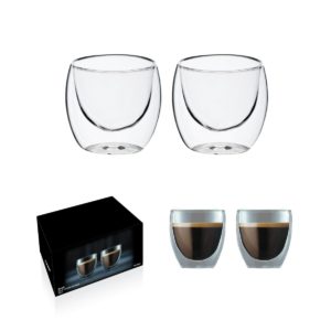 זוג כוסות דופן כפול