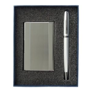 סט עט קופסה כרטיסי ביקור