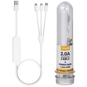 כבל טעינה עם פאוור בנק