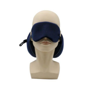 כרית נסיעות עם כיסוי עיניים