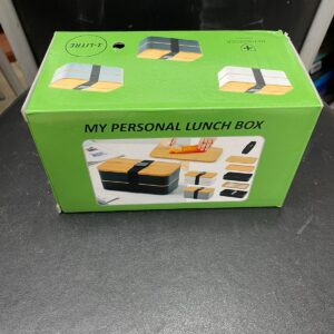 קופסה לאוכל מכסה במבוק